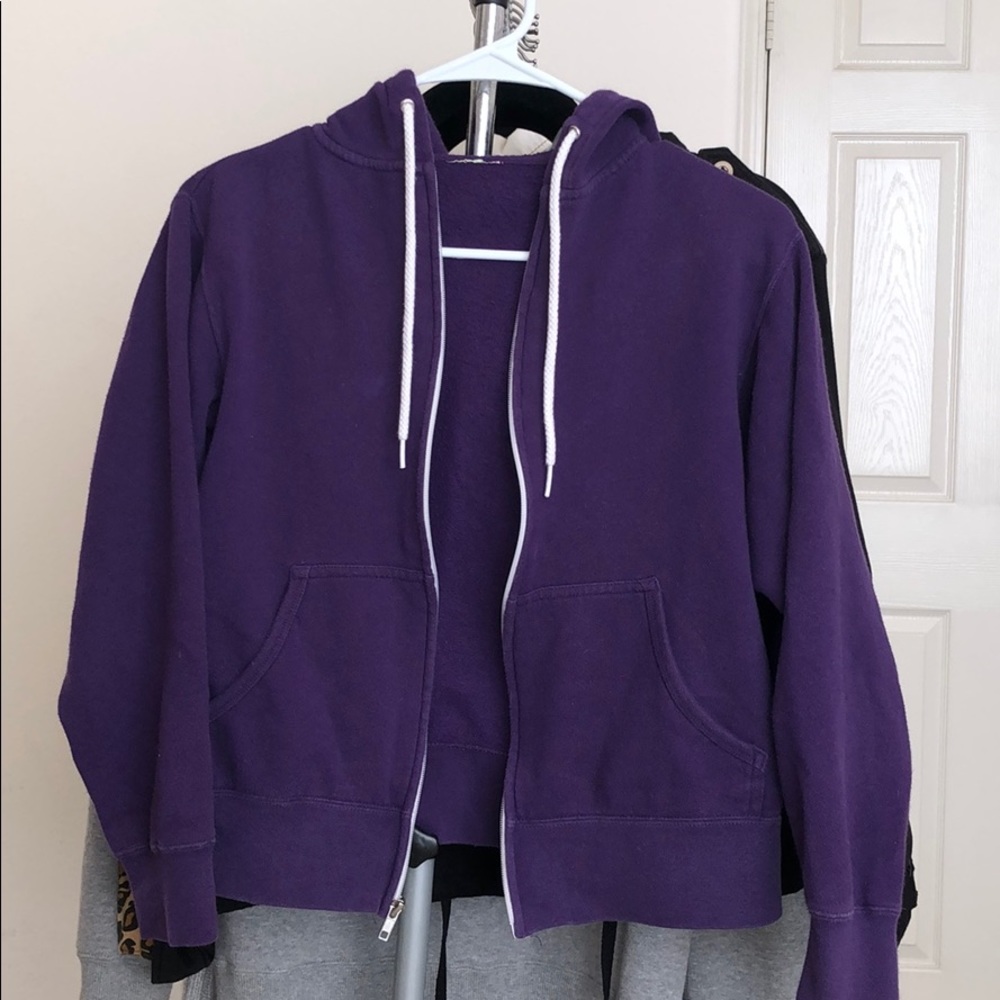 Purple Zip Up Jacket